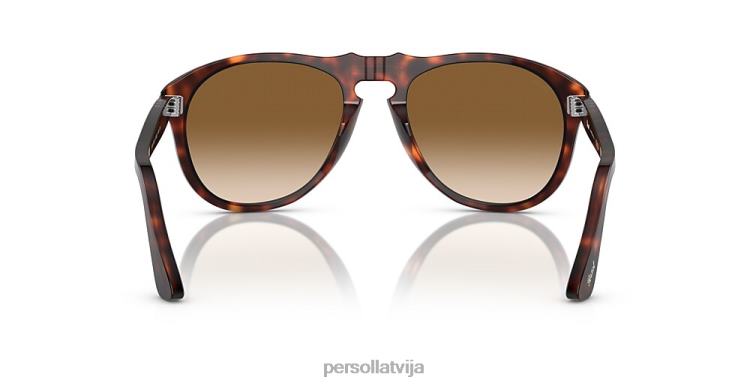 lv Persol 649-oriģināls saulesbrilles havana 2JTZL51