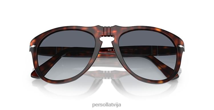 lv Persol 649-oriģināls saulesbrilles havana 2JTZL52