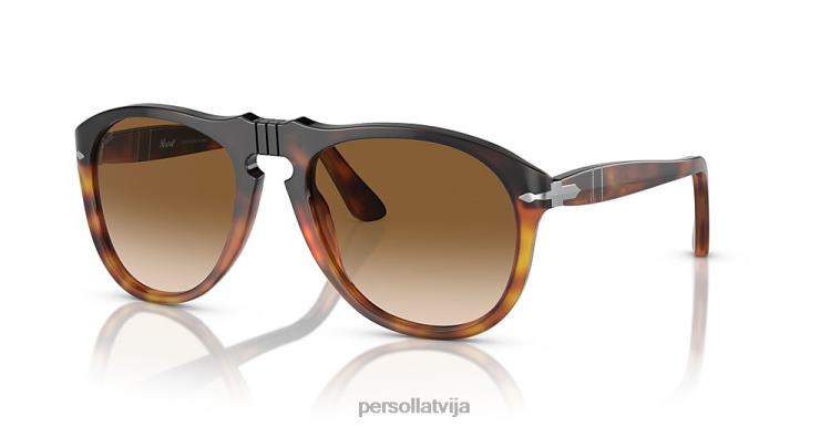 lv Persol 649-oriģināls saulesbrilles tumši brūns/gaiši brūns bruņurupucis 2JTZL54