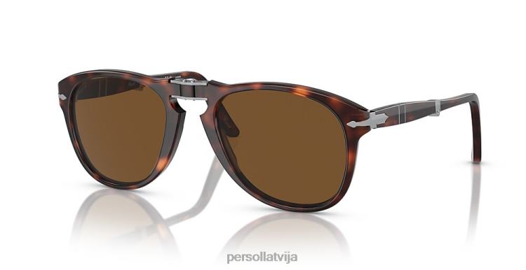 lv Persol 714-oriģināls saulesbrilles havana 2JTZL78