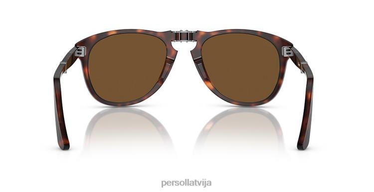 lv Persol 714-oriģināls saulesbrilles havana 2JTZL78