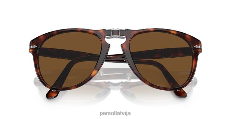 lv Persol 714-oriģināls saulesbrilles havana 2JTZL78