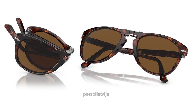 lv Persol 714-oriģināls saulesbrilles havana 2JTZL78
