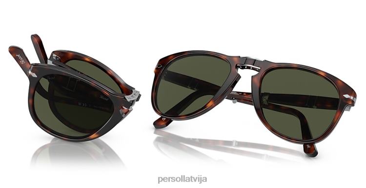 lv Persol 714-oriģināls saulesbrilles havana 2JTZL79