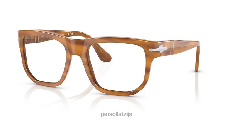 lv Persol po3306s-pārejas saulesbrilles svītraini brūni 2JTZL508
