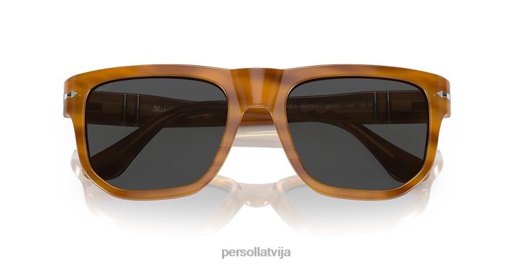 lv Persol po3306s-pārejas saulesbrilles svītraini brūni 2JTZL508