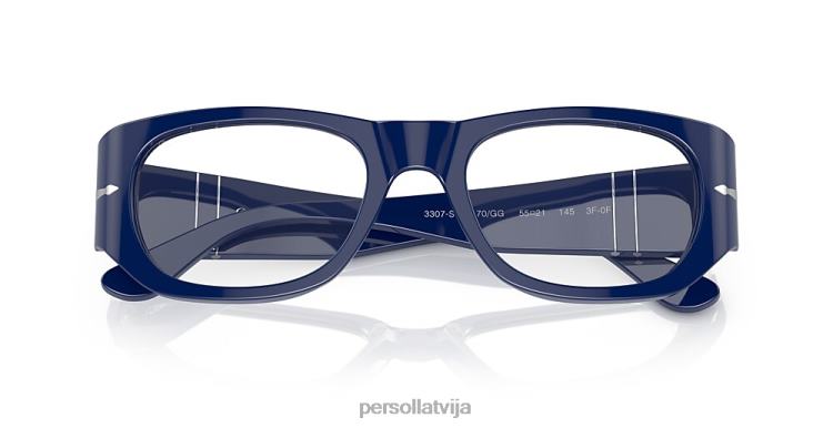 lv Persol po3307s-pārejas saulesbrilles zils 2JTZL501