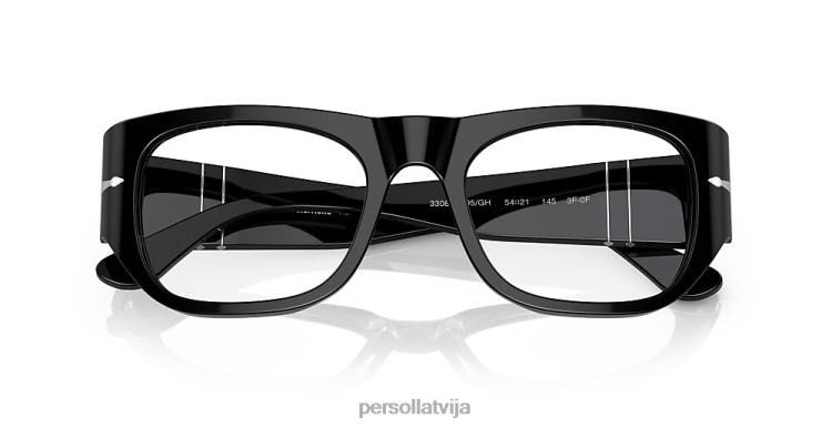 lv Persol po3308s-pārejas saulesbrilles melns 2JTZL498